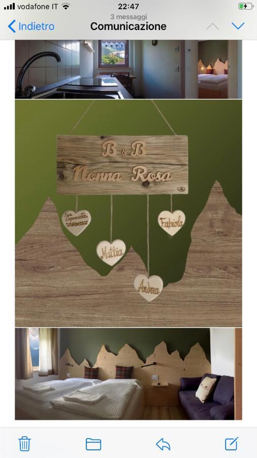 B And B Nonna Rosa Vista Lagorai Capriana エクステリア 写真